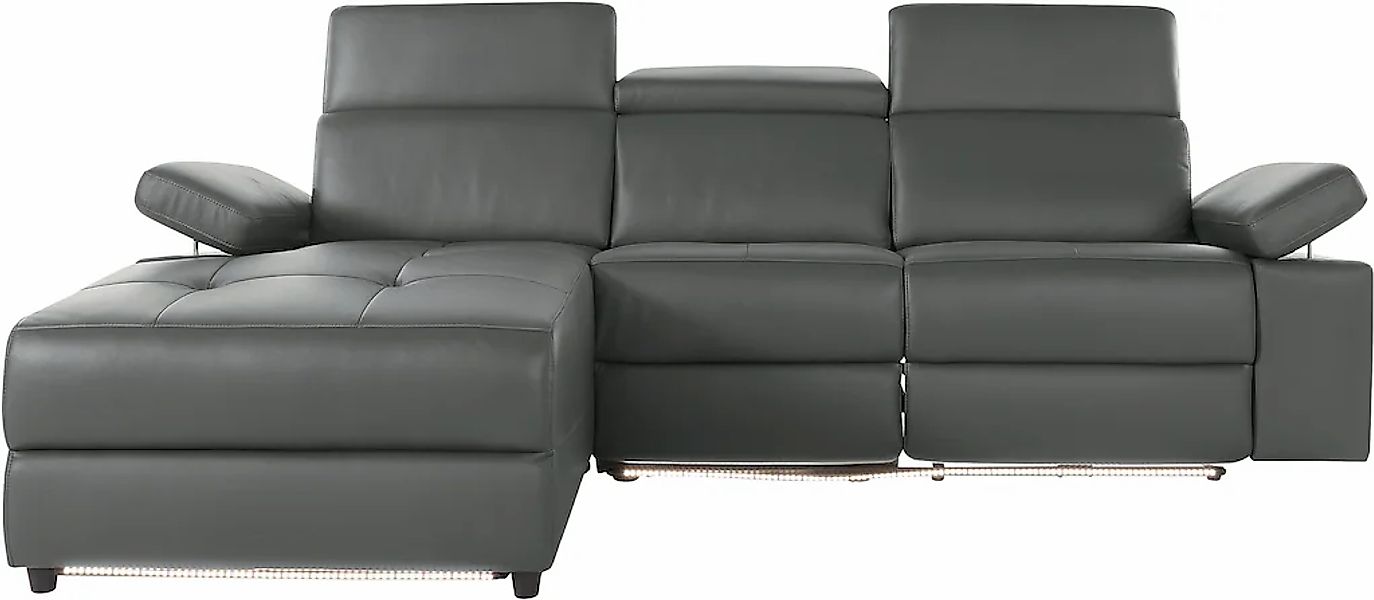 Home affaire Ecksofa "Kilado, L-Form," mit Relaxfunktion, verstellbarer Arm günstig online kaufen