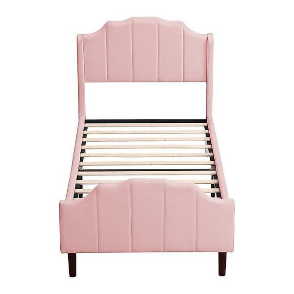 Gotagee Polsterbett 90x200cm Kinderbett Samt Einzelbett Jugendbett Gästebet günstig online kaufen