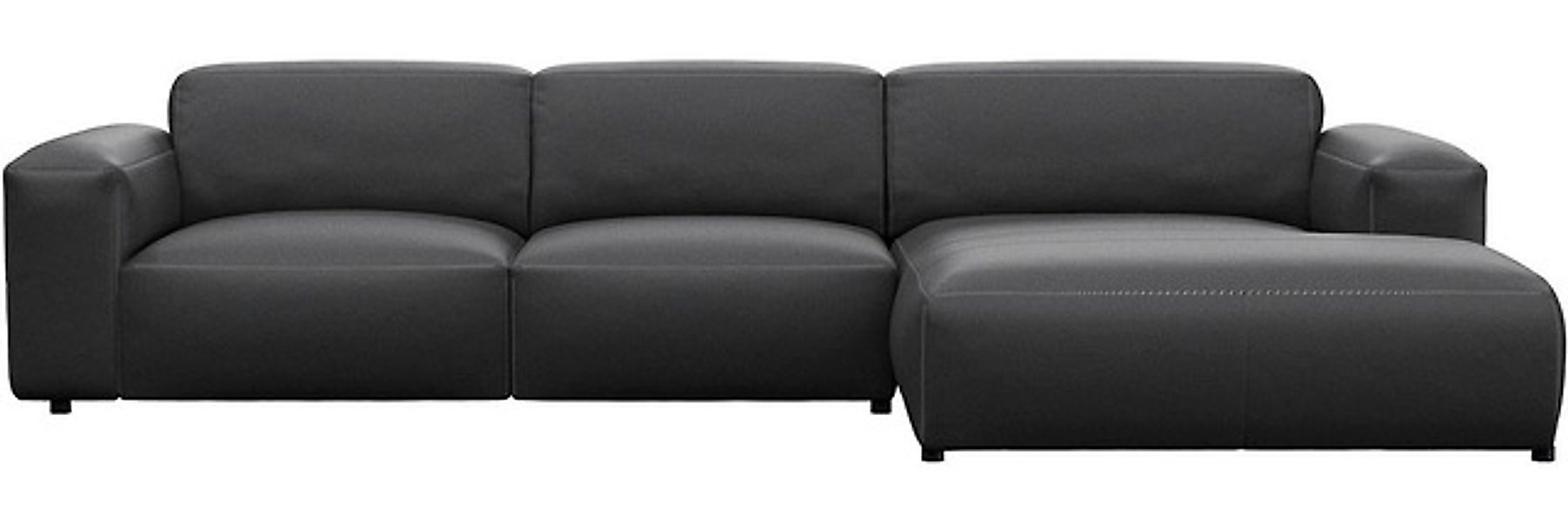 FLEXLUX Ecksofa »Lucera bequem und komfortabel durch hochwertigen Sitzaufba günstig online kaufen