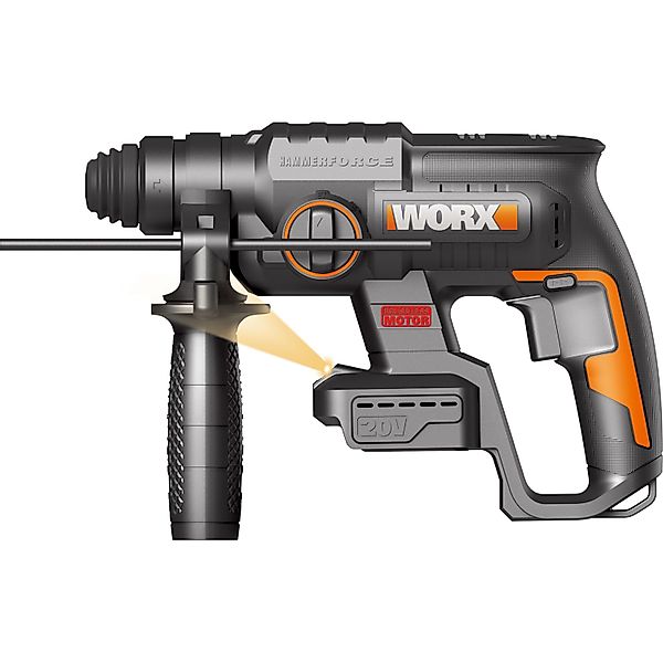 Worx Akku-Bohrhammer NITRO WX381.9, max. 1350 U/min, Brushless-Motor, varia günstig online kaufen