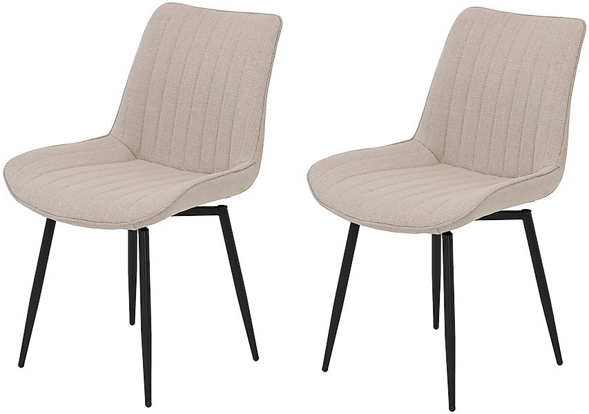 HELA Drehstuhl "Vierfußstuhl BERGEN" (Set) 2 Stk.Esszimmerstuhl, XL-Sitzbre günstig online kaufen