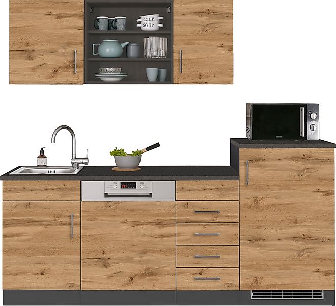 KOCHSTATION Küche KS-Mali, Breite 210 cm, günstig online kaufen