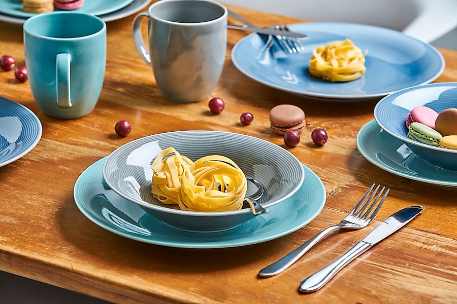 van Well Becher "Kaffeebecher Jive, 400 ml, 6 Stück" dezentes Spiraldekor, günstig online kaufen