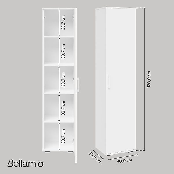 Bellamio Mehrzweckschrank Apol (Aktenschrank 40cm breit günstig online kaufen