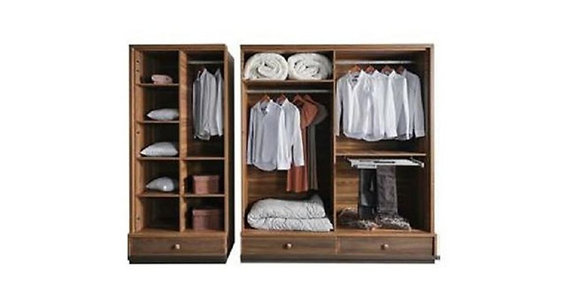 Xlmoebel Kleiderschrank Neuer Designer Holzschrank für das Schlafzimmer in günstig online kaufen