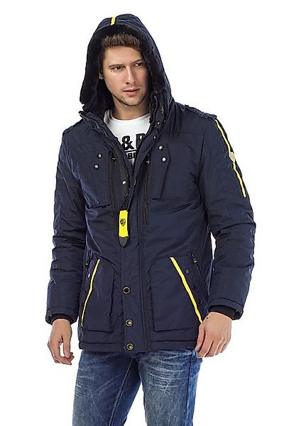 Cipo & Baxx Outdoorjacke Jacke mit abnehmbarer Kapuze günstig online kaufen