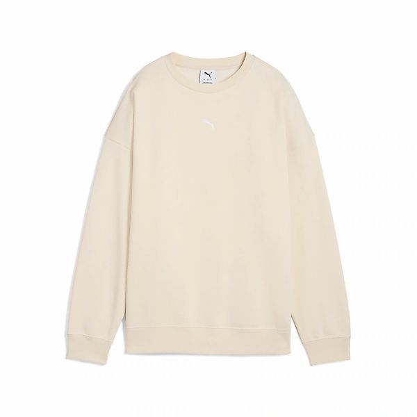 PUMA Langarmshirt "ESS OVERSIZED CREW FL" Oversize-Passform, Rundhalsaussch günstig online kaufen