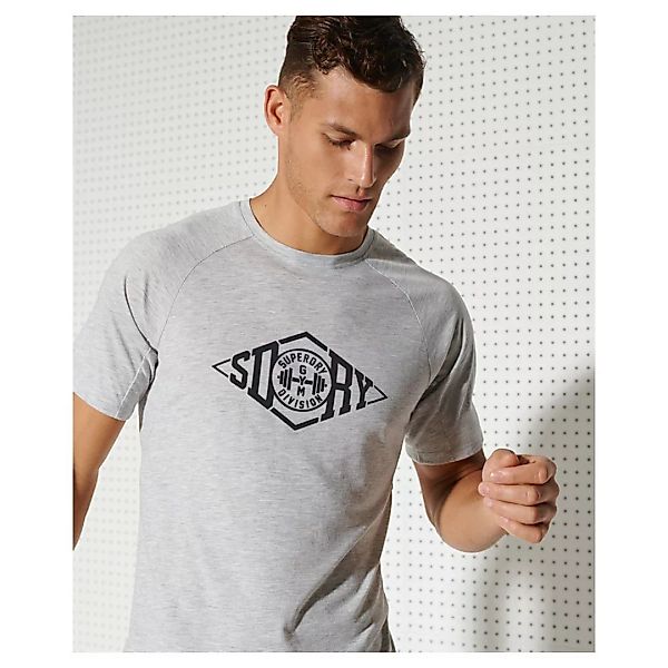 Superdry Graphic Kurzarm T-shirt S Grey Marl günstig online kaufen