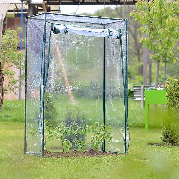 relaxdays Tomatengewächshaus 2 x Tomatengewächshaus PVC günstig online kaufen