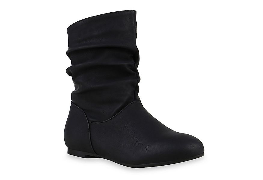 VAN HILL 902283 Stiefelette mit einem flachen Absatz und einer leichten Füt günstig online kaufen