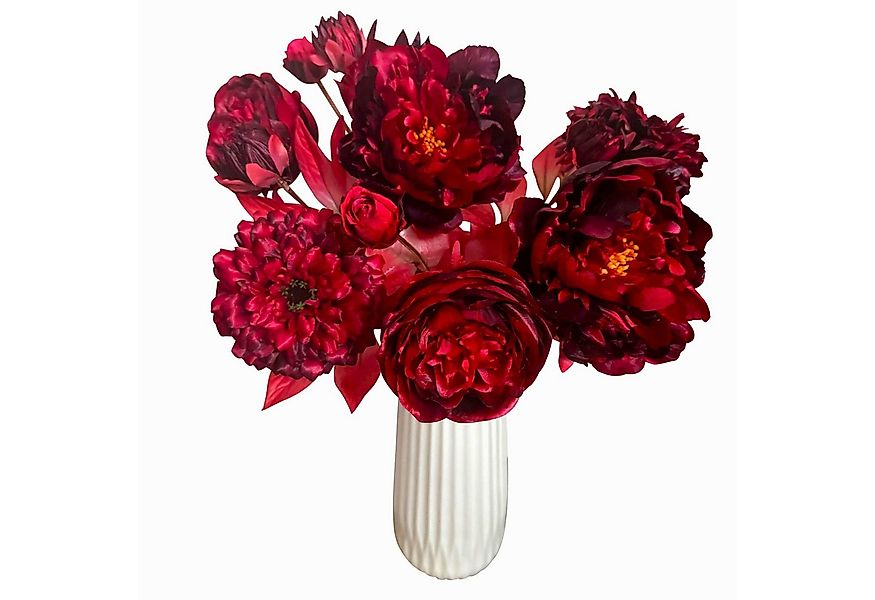 Kunstblumenstrauß - künstliche Deko Blumen, Pflanzen wie echt - ca. 65 cm g günstig online kaufen