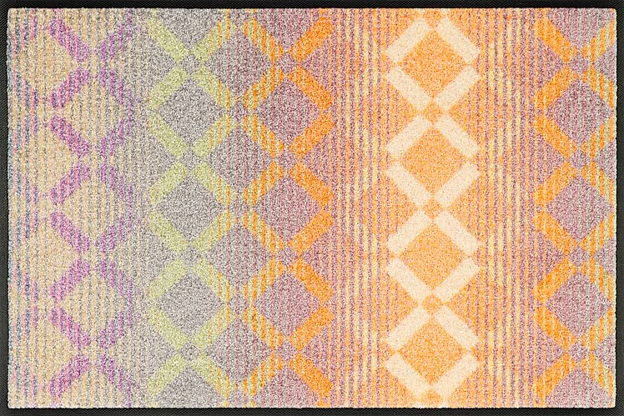 wash+dry by Kleen-Tex Fußmatte "Diamond Melody" rechteckig günstig online kaufen