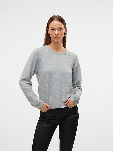 Vero Moda Rundhalspullover VMDOFFYSHINE LS O-NECK günstig online kaufen
