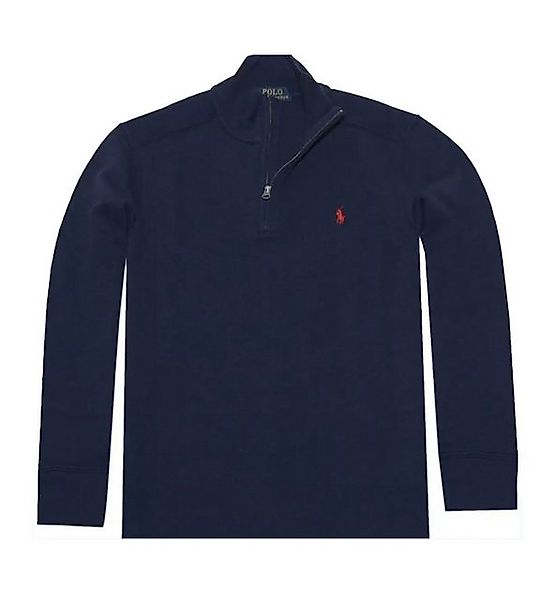 Polo Ralph Lauren Sweatshirt Pullover Troyer Half Zip Jumper Rib Sweater Sw günstig online kaufen