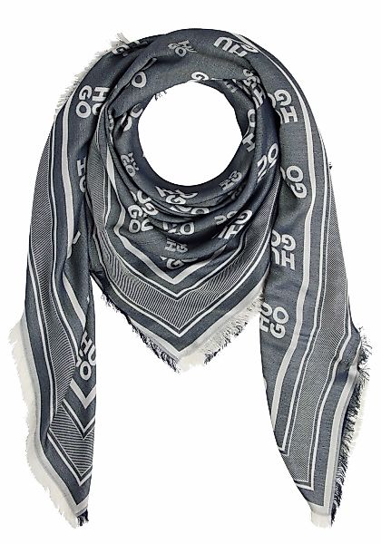 HUGO Schal Alyin, mit Print-Details günstig online kaufen