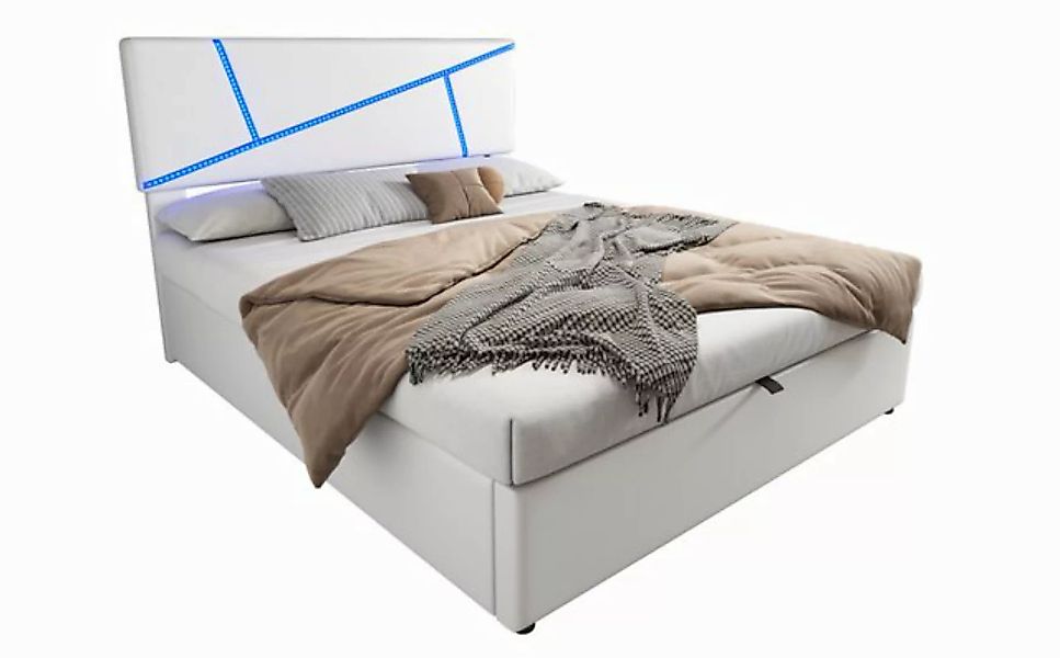 REDOM Polsterbett Bequemes (mit LED-Lichtleisten,160*200 cm, Doppelbett mit günstig online kaufen