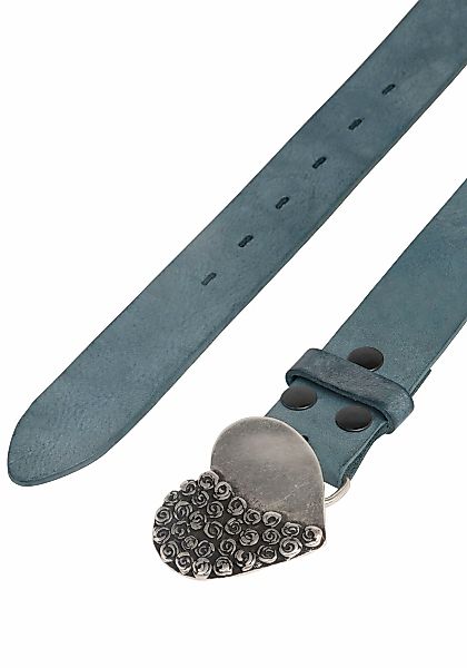 Rettungsring Gürtel Ledergürtel, mit austauschbarer Schließe "Rosenherz Hal günstig online kaufen