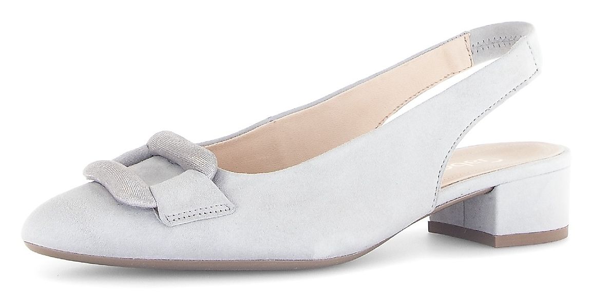 Gabor Slingpumps, Blockabstz, Festtagsschuh, Hochzeitsschuh mit elastischem günstig online kaufen