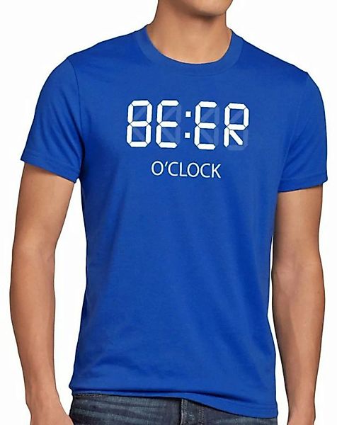 style3 Print-Shirt Herren T-Shirt BEER o'clock jga mallorca saufen papa günstig online kaufen