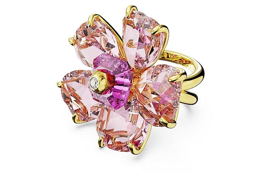 Swarovski Fingerring Swarovski 5657281 Florere Cocktailring, Blume, Rosa, G günstig online kaufen