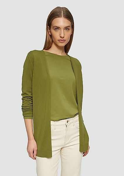 s.Oliver Cardigan Strickjacke Cardigan aus Viskose-Baumwollmix günstig online kaufen