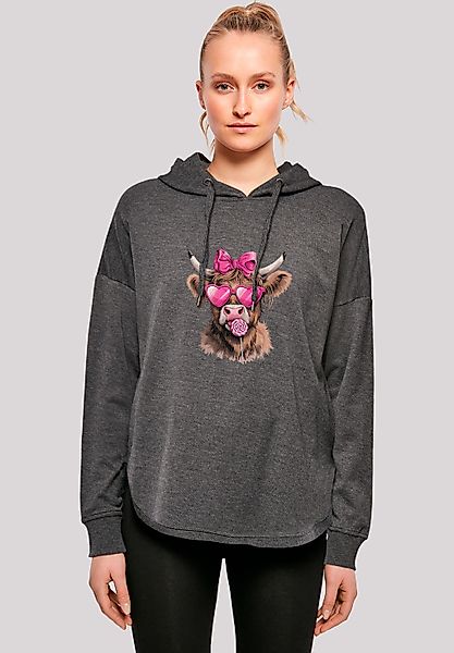 F4NT4STIC Kapuzenpullover "Highland Cow Valentinstag Sonnenbrille" Premium günstig online kaufen