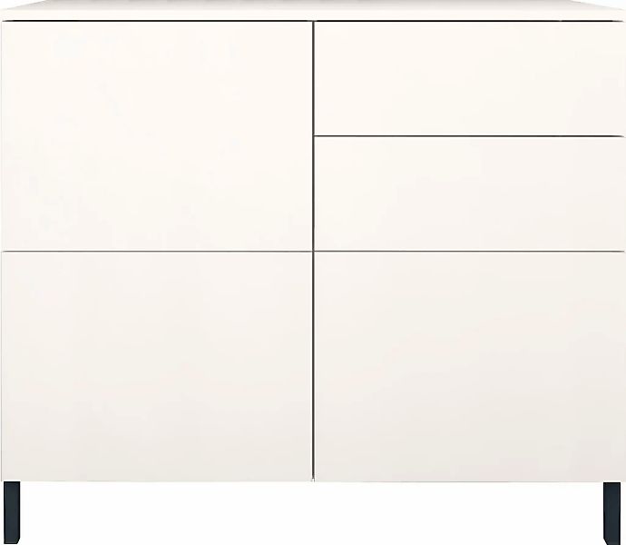borchardt Möbel Kommode "Haama, modern, grifflos, Metallfüße, praktisch, 3 günstig online kaufen