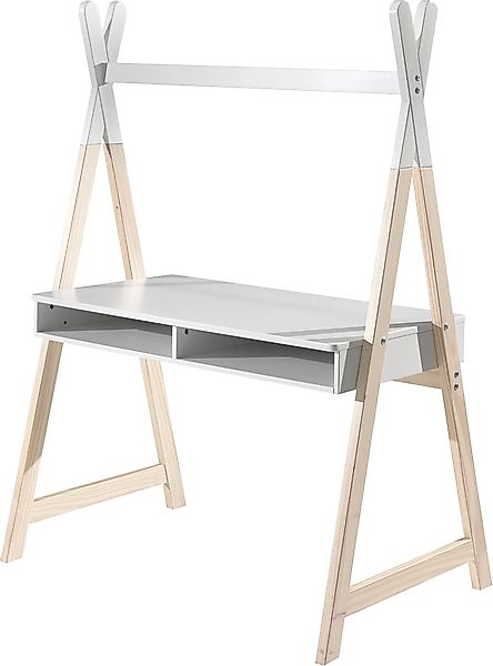 Vipack Schreibtisch »Kiddy«, (Made in Europe), Ausgefallene Tipi Optik für günstig online kaufen