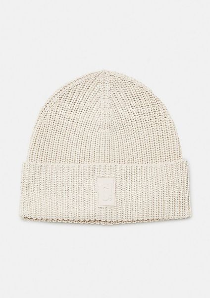 comma Strickmütze Mütze Weiche Strickmütze aus Baumwollmix günstig online kaufen