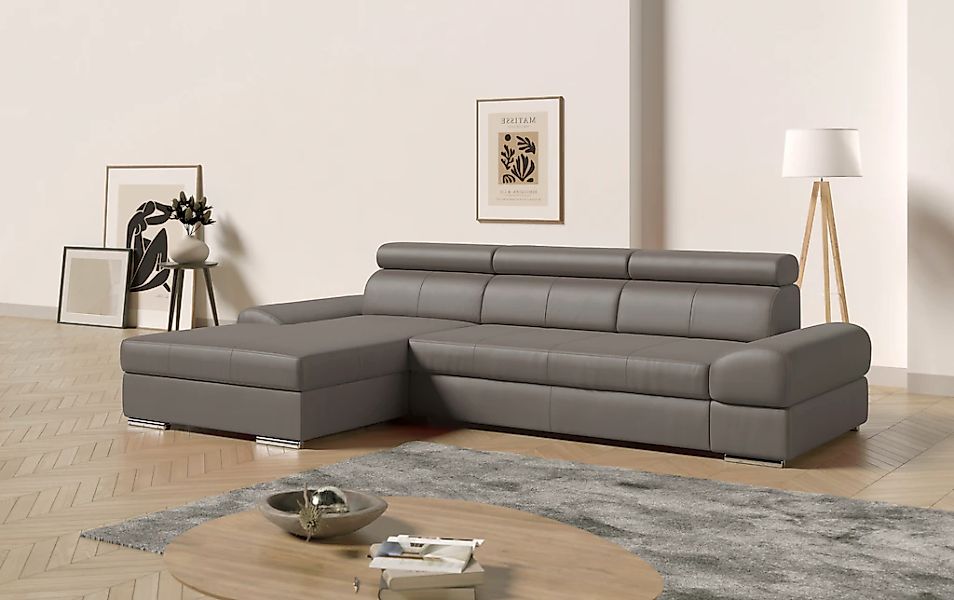 sit&more Ecksofa "Broadway L-Form" inklusive Kopfteilverstellung, wahlweise günstig online kaufen