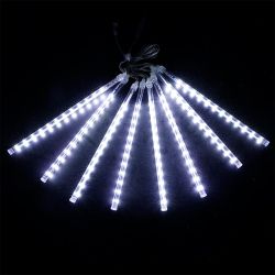 LMaxhome LED-Lichterkette Röhre Regenlichterkette Meteorschauer Weihnachtsd günstig online kaufen