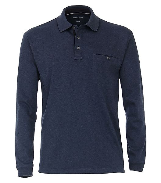 CASAMODA Langarm-Poloshirt "CASAMODA Polo-Shirt Langarm gestreift" günstig online kaufen