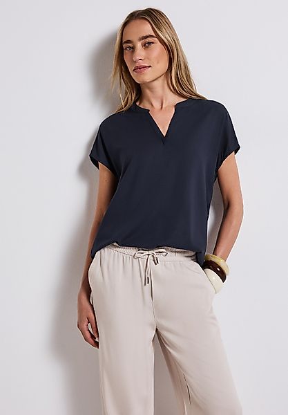 STREET ONE Kurzarmbluse, aus softer Viskose günstig online kaufen