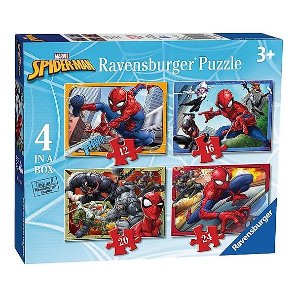 Spiderman Puzzle 4 in 1 Puzzle günstig online kaufen