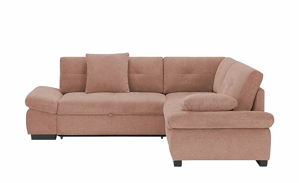 bobb Ecksofa  Lindsay ¦ orange ¦ Maße (cm): B: 255 H: 91 T: 225.0 Polstermö günstig online kaufen