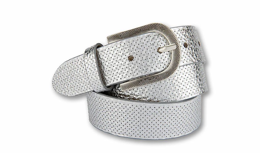 BERND GÖTZ Ledergürtel "Ledergürtel mit stylischer Lochprägung" günstig online kaufen