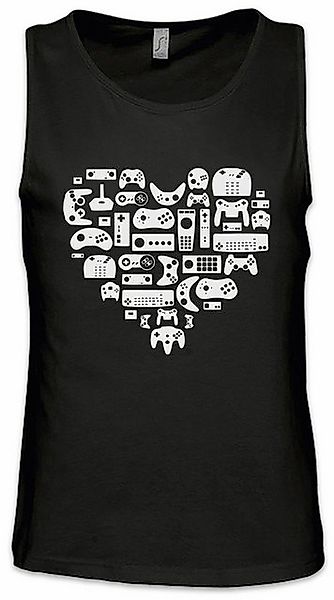 Urban Backwoods Tanktop Controller Heart I Ärmelloses T-Shirt Retro Gamer C günstig online kaufen