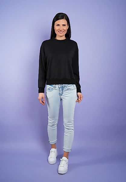 Seidel Moden Rundhalspullover "Exklusiv bei OTTO" mit Teddyplüsch-Bündchen günstig online kaufen