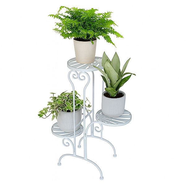 HTI-Living Blumenständer Pflanzenständer Blumentreppe 3 Ebenen günstig online kaufen
