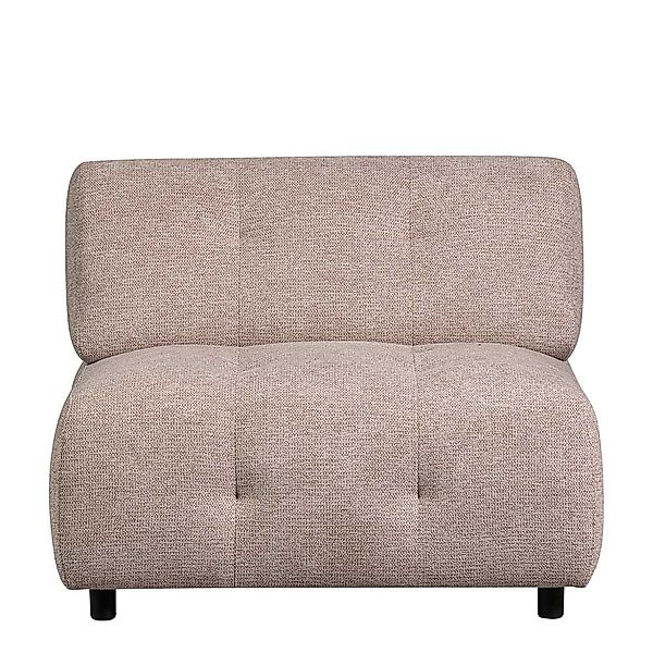 Modernes Modulsofa Element in Mauve Chenille Einsitzer günstig online kaufen