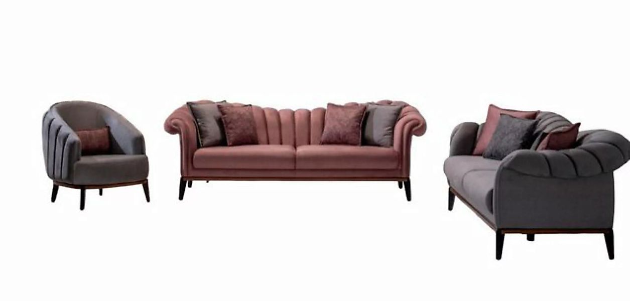 JVmoebel Sofa Sofagarnitur Couch Polster 331 Sitzer Set Design Sofas Modern günstig online kaufen