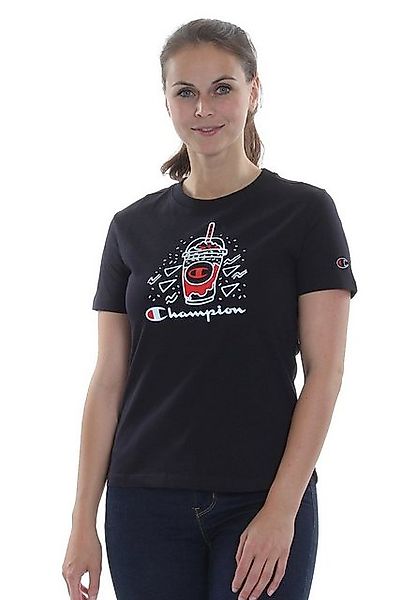 Champion T-Shirt Champion Damen T-Shirt 112965 KK001 NBK Schwarz günstig online kaufen