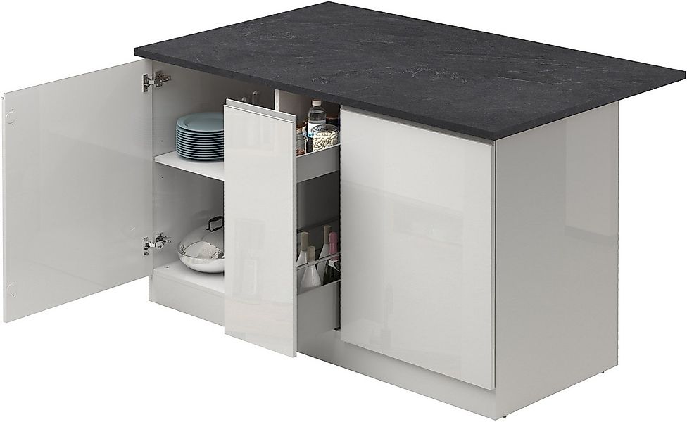 KOCHSTATION Kücheninsel KS-Sole,Kochinsel,Küchenarbeitsblock,Inselküche,Arb günstig online kaufen