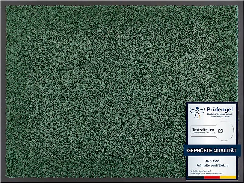 Andiamo Fußmatte »Verdi, Made in Netherlands«, rechteckig, 6 mm Höhe, Schmu günstig online kaufen