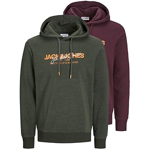 Jack & Jones  Sweatshirt Hoodie Alvis Kapuzenpullover Doppelpack günstig online kaufen