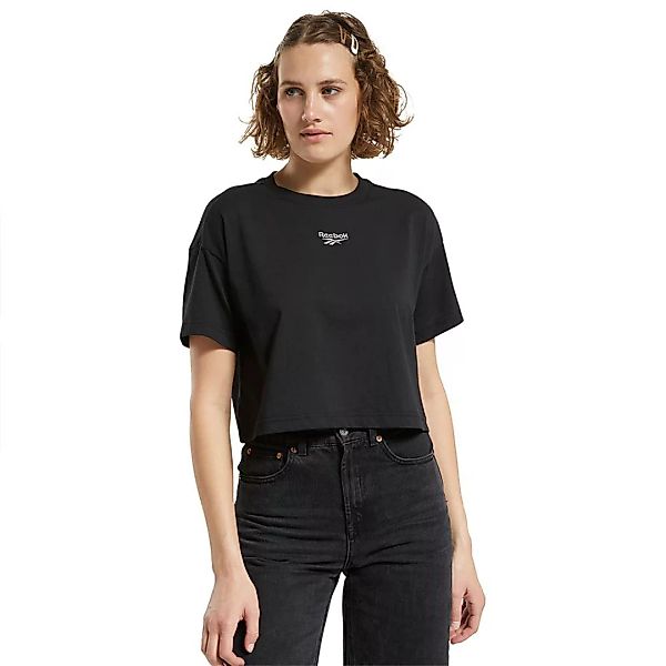 Reebok Classics Qqr Crop Kurzärmeliges T-shirt XL Black günstig online kaufen