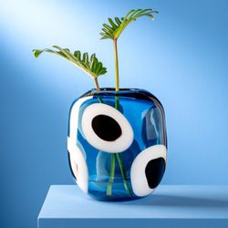 LEONARDO Dekovase Vase OCCHI BLU (1 günstig online kaufen