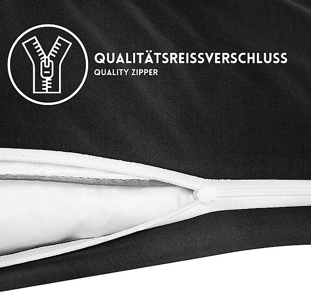 Hometex Premium Textiles Kissenbezug 2-er Set Kissenbezug Mikrofaser, Doppe günstig online kaufen