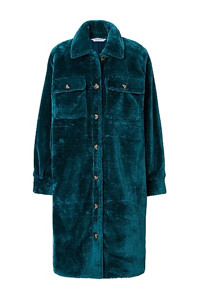 Studio Untold Wintermantel Mantel Kunstfell Hemdkragen günstig online kaufen