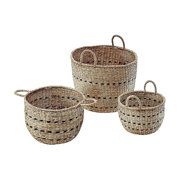 Kobolo Aufbewahrungskorb Dekokorb Set aus Seegras günstig online kaufen